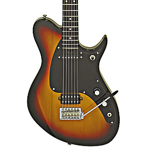 Aria Pro Jet B'Tone Baritone Electric Guitar, 3 Tone Sunbust